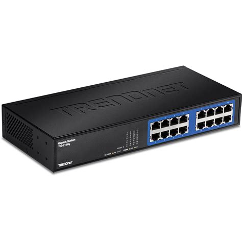 trendnet 16-port unmanaged gigabit greennet desktop metal housing switch review|16 port greennet switch.